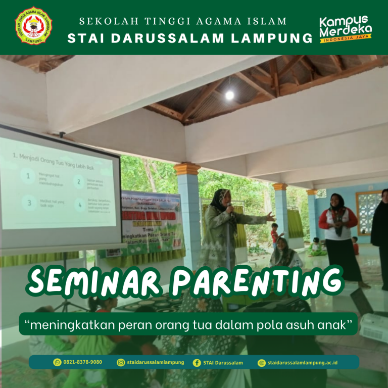 Seminar parenting dengan tema “meningkatkan peran orang tua dalam pola asuh anak”